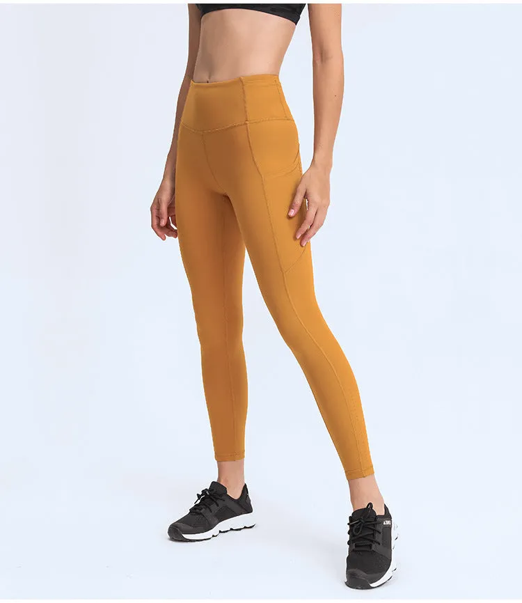 Double Sided Brushed High Waisted Sports Leggings