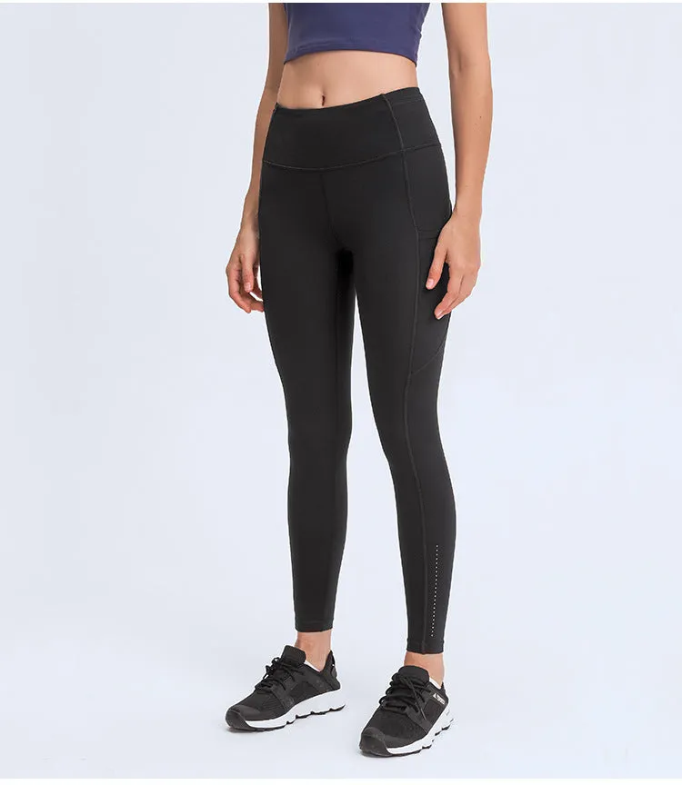Double Sided Brushed High Waisted Sports Leggings