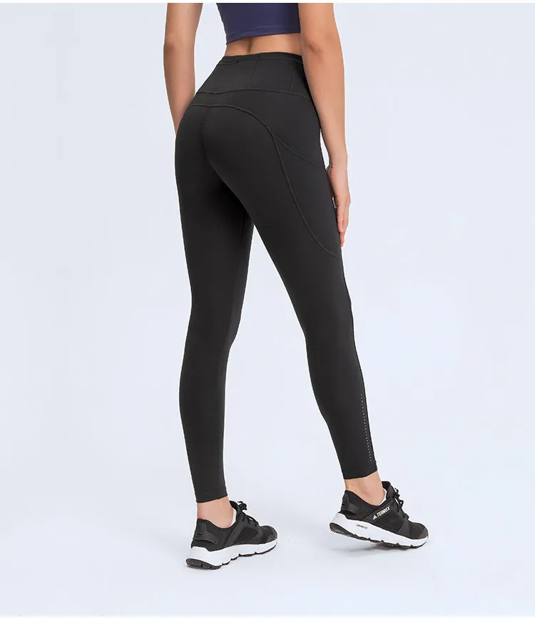 Double Sided Brushed High Waisted Sports Leggings