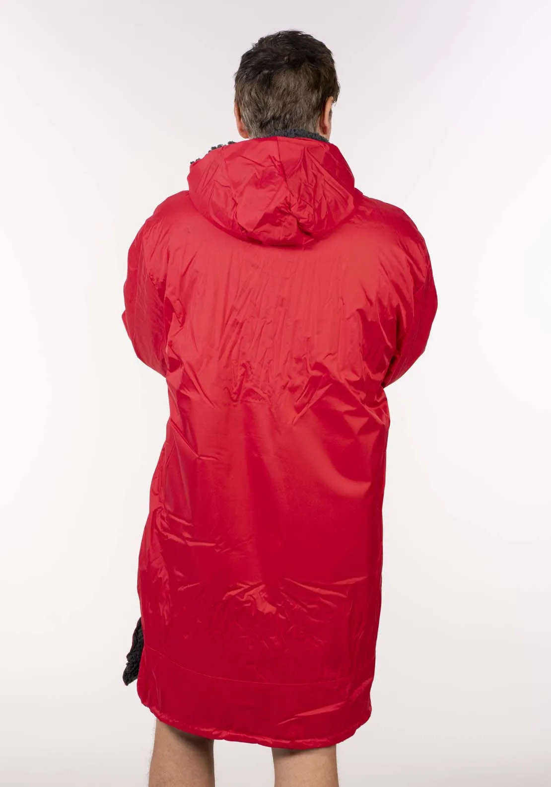 Dry Changing Robe - Charcoal/red