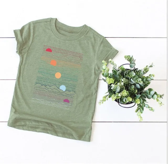Elimiiy Abstract T shirt Women Oversized Print T-shirt Short Sleeve O-Neck  Womens clothing  Ladies Tops Tees 2020 Summer Top