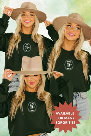 Emerald Cowgirl Crewneck