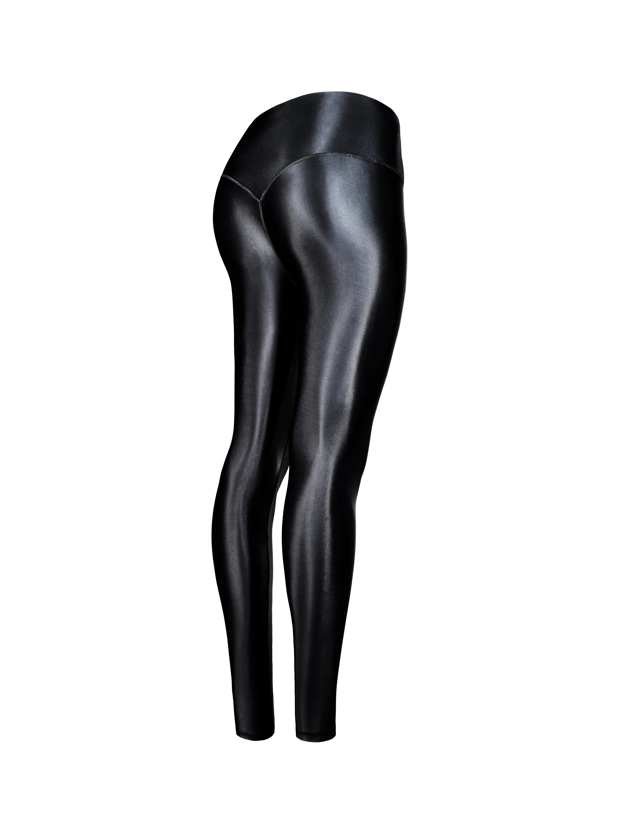 EMILY LEGGINGS IN BLACK | PINK SHINE