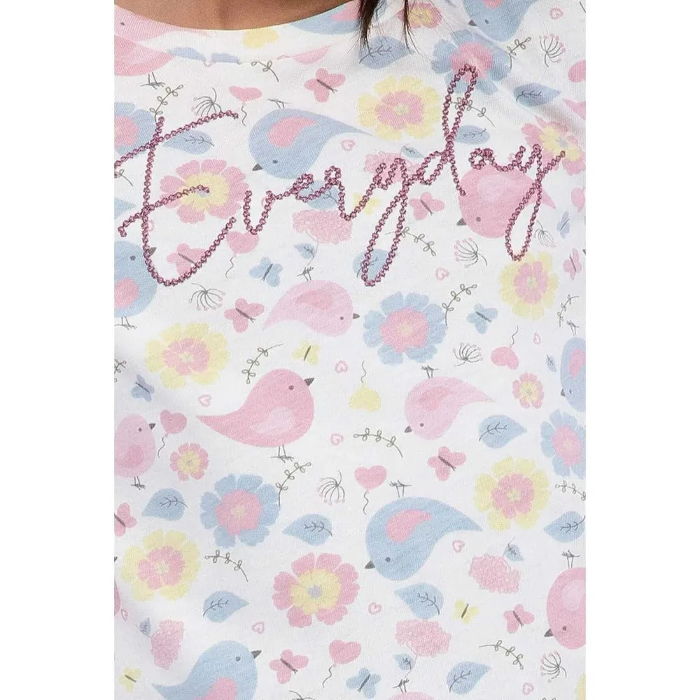 Everyday Floral Cotton PJ S-42