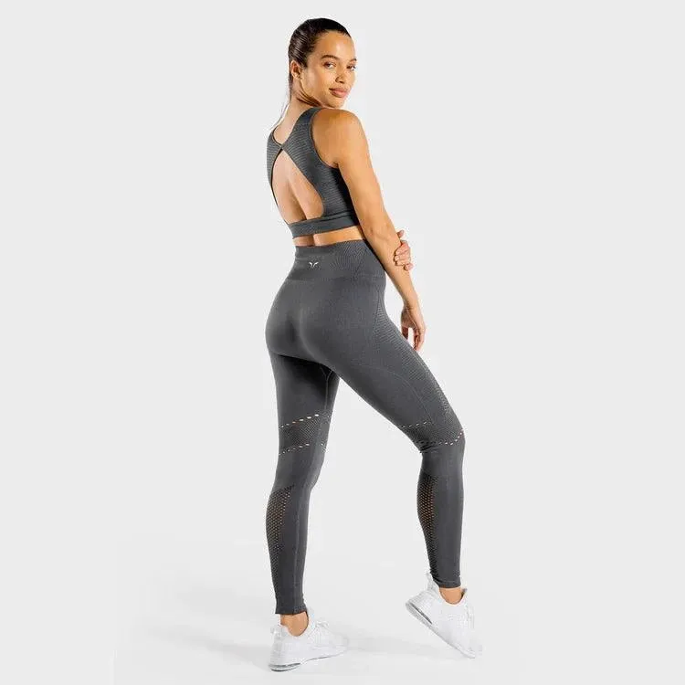Evolve Meta Saumlausar Leggings - Svartar