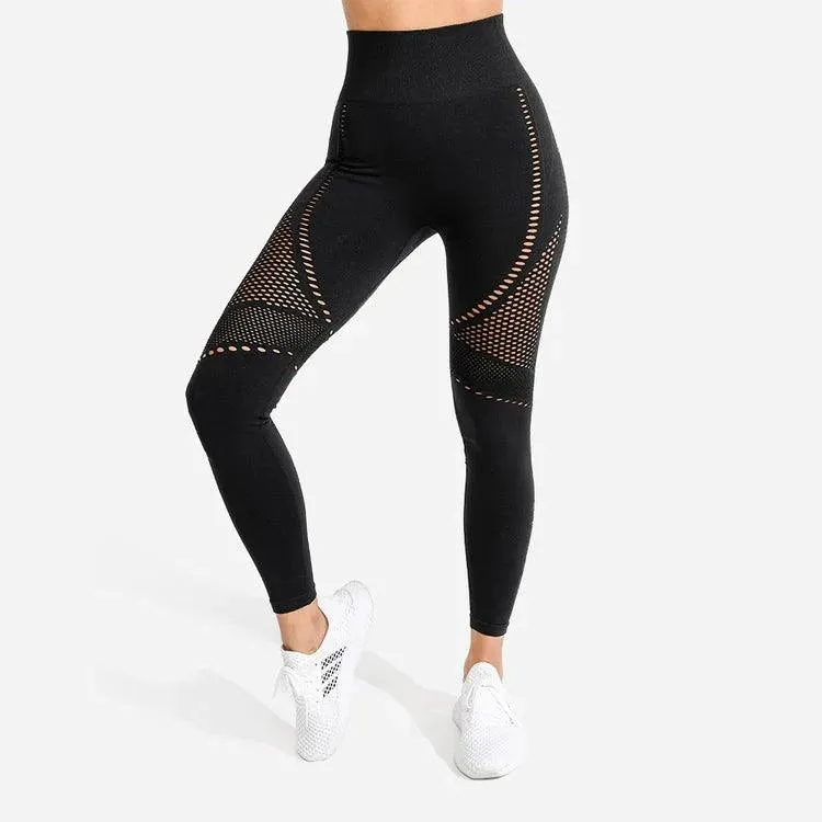 Evolve Meta Saumlausar Leggings - Svartar