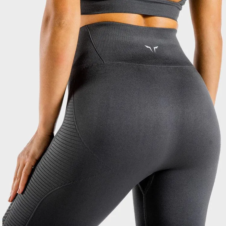 Evolve Meta Saumlausar Leggings - Svartar