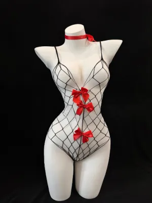 fishnet pajamas KF70070