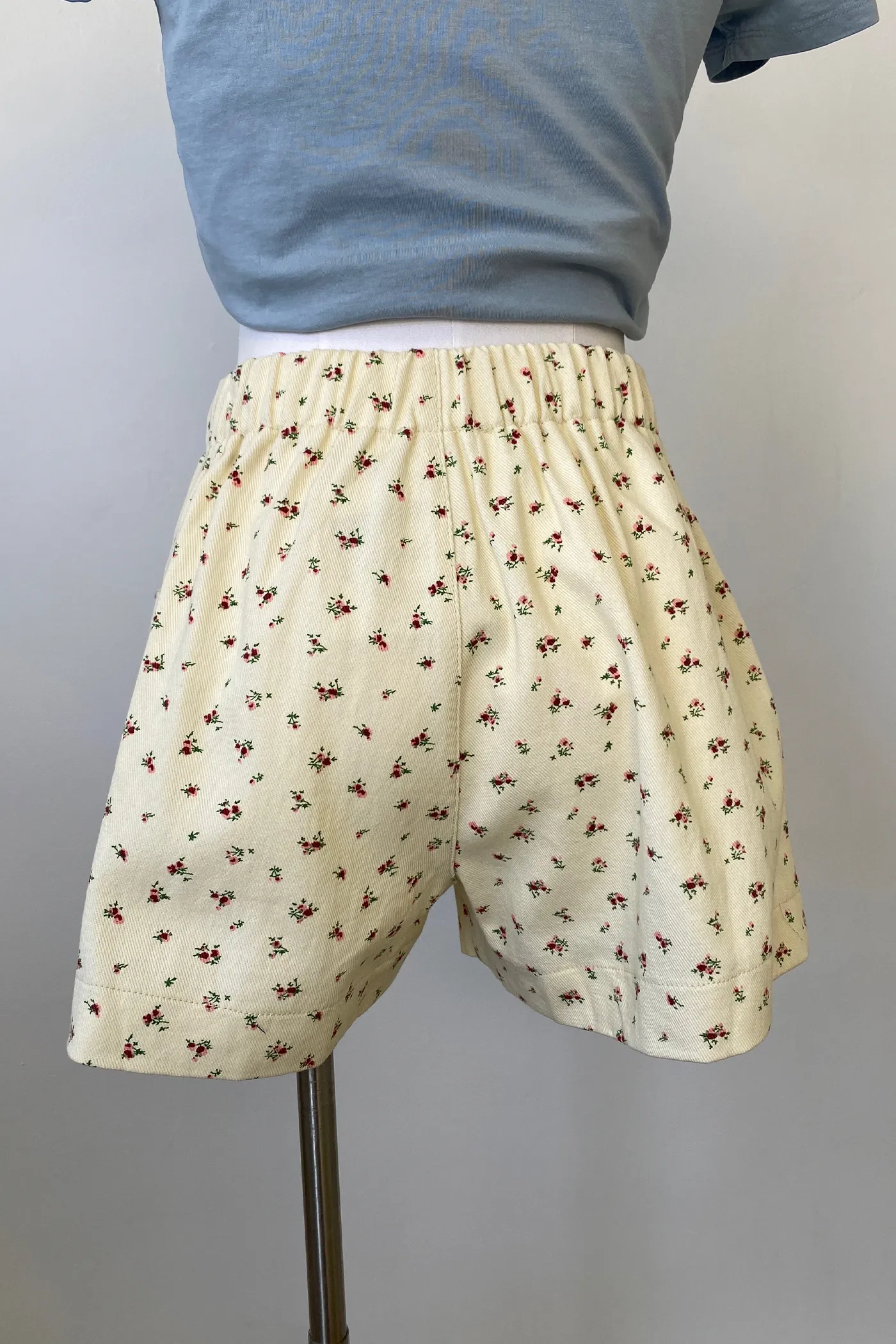 Floral Denim Shorts by For Good