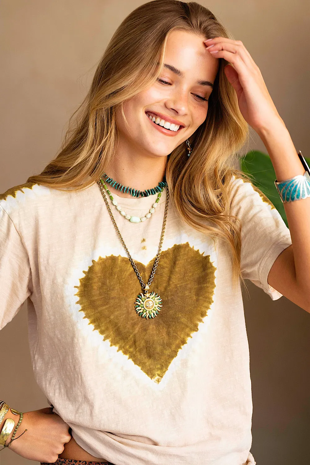 For The Love Cotton Tie Dye Tshirt