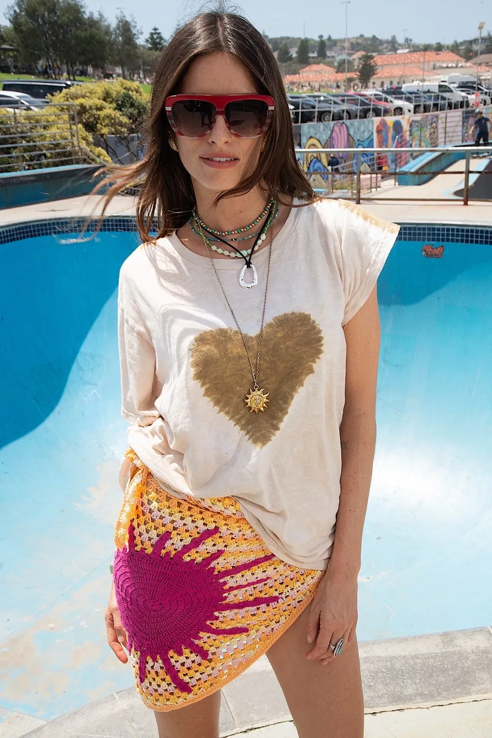 For The Love Cotton Tie Dye Tshirt