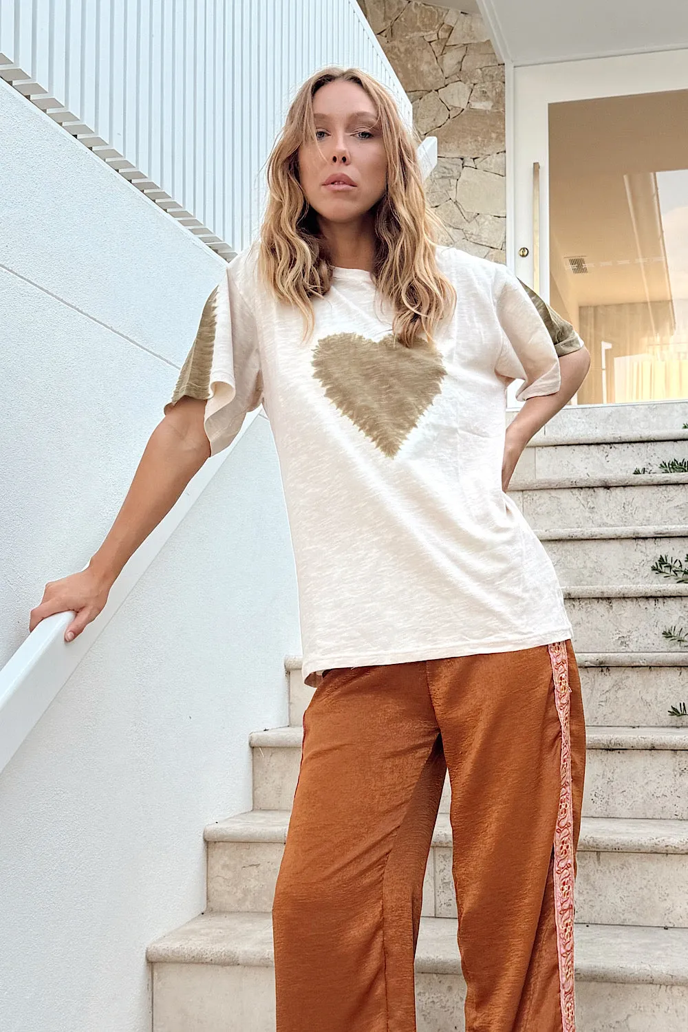 For The Love Cotton Tie Dye Tshirt