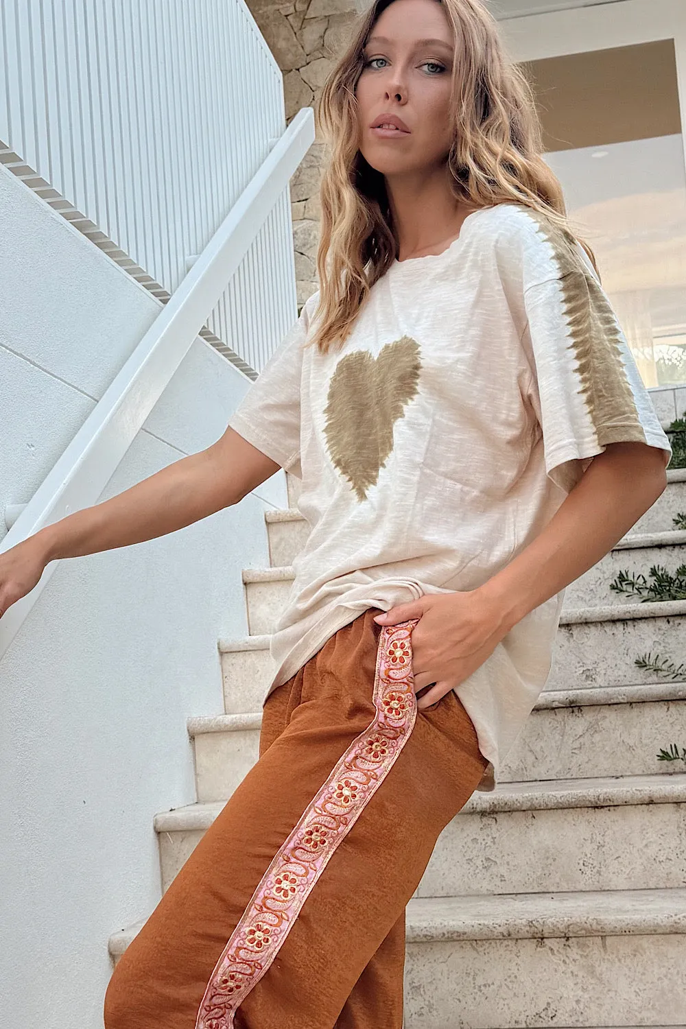For The Love Cotton Tie Dye Tshirt