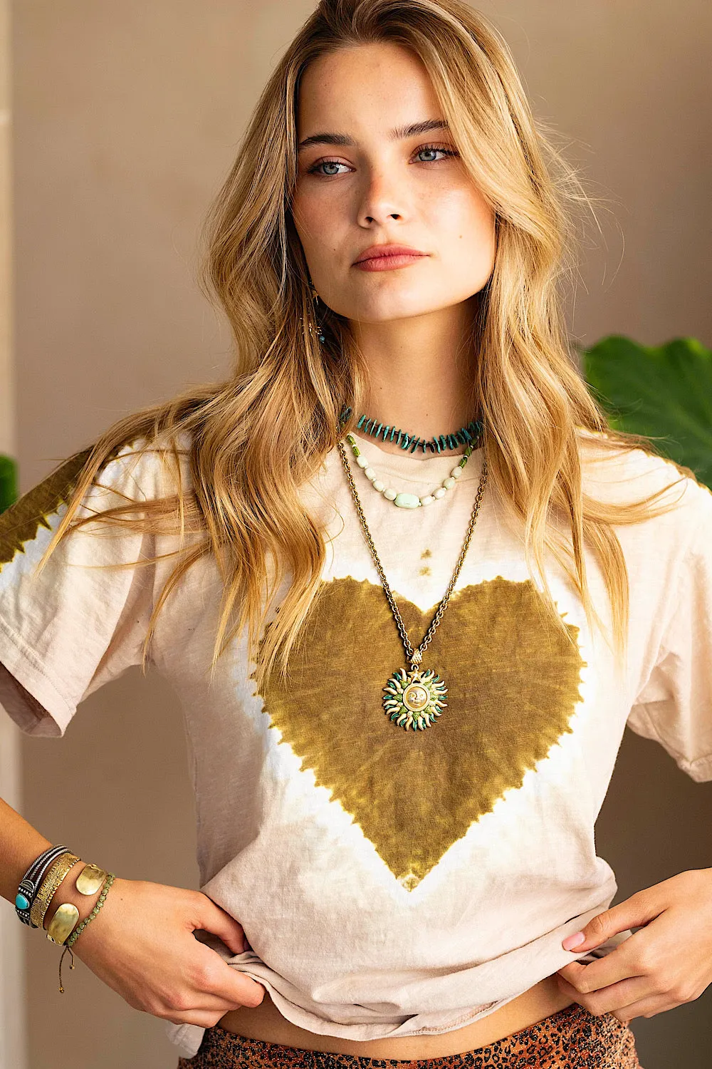 For The Love Cotton Tie Dye Tshirt