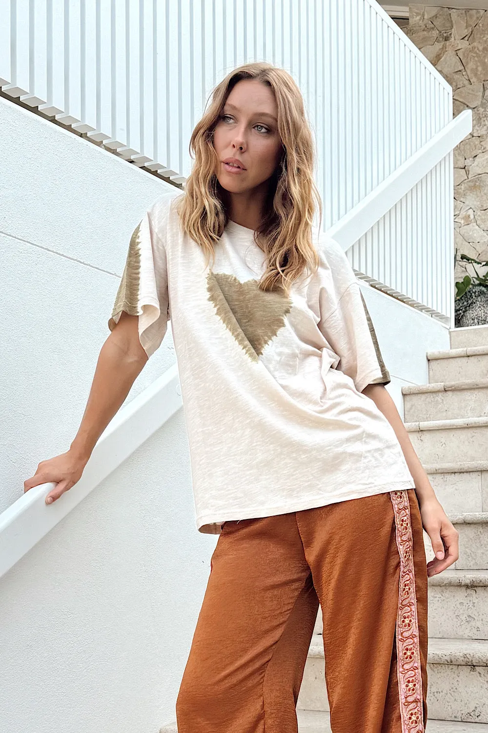 For The Love Cotton Tie Dye Tshirt