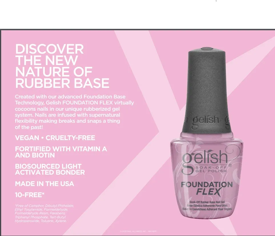 Gelish - Foundation Flex Base Coat .5oz (Clear)(Gel)