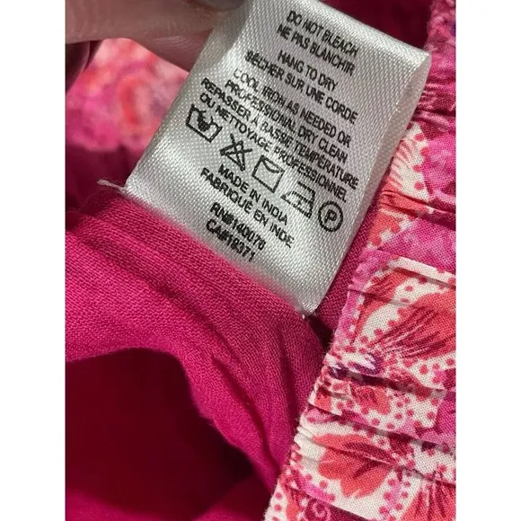 Generation Love Amy Shorts Pink Whimsical Floral Smocked Size XS NWT