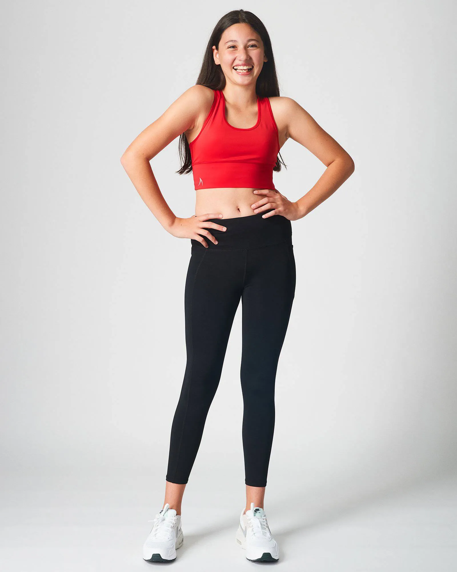 Girls Black Long Leggings – Premium Activewear for Sports & School