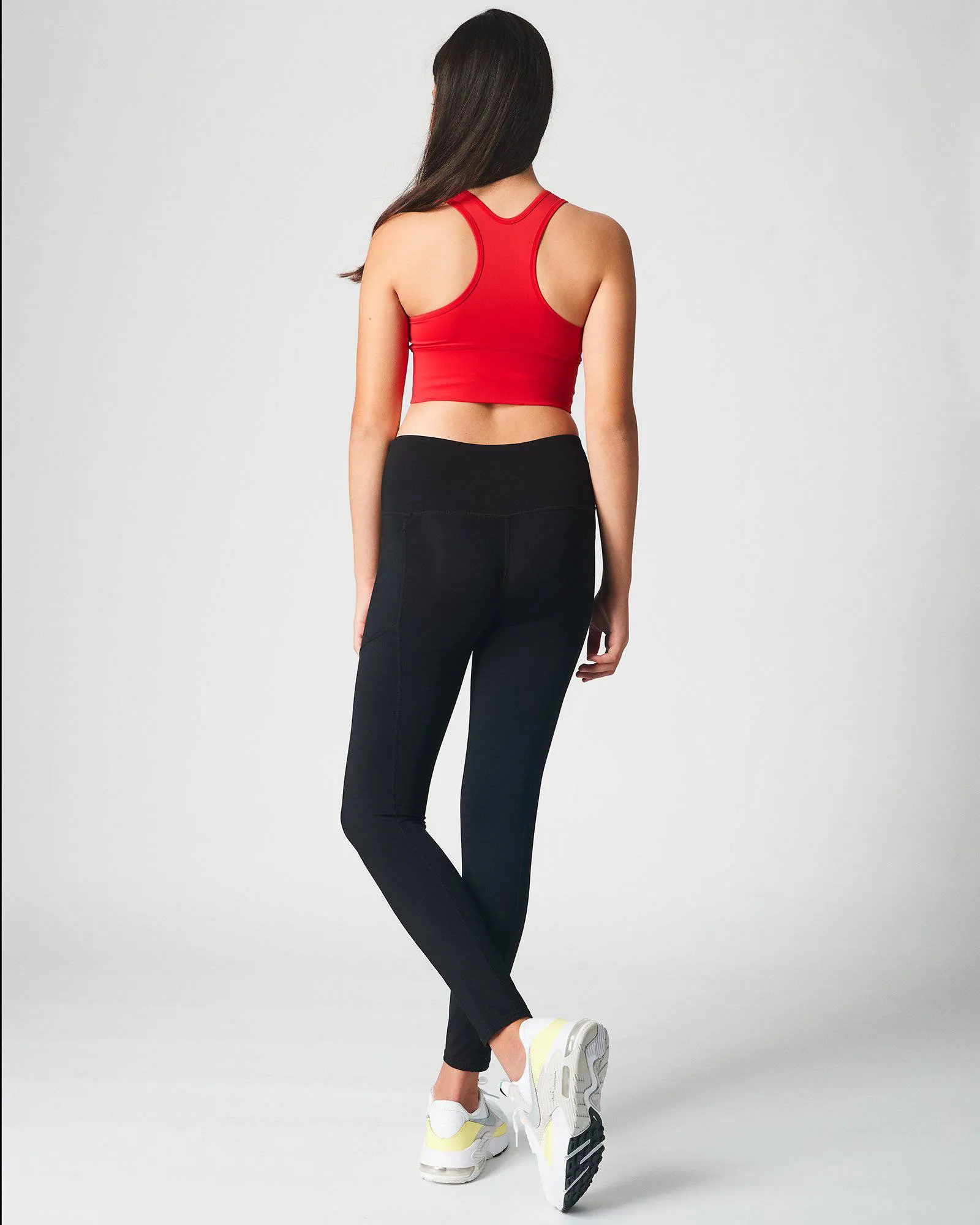 Girls Black Long Leggings – Premium Activewear for Sports & School