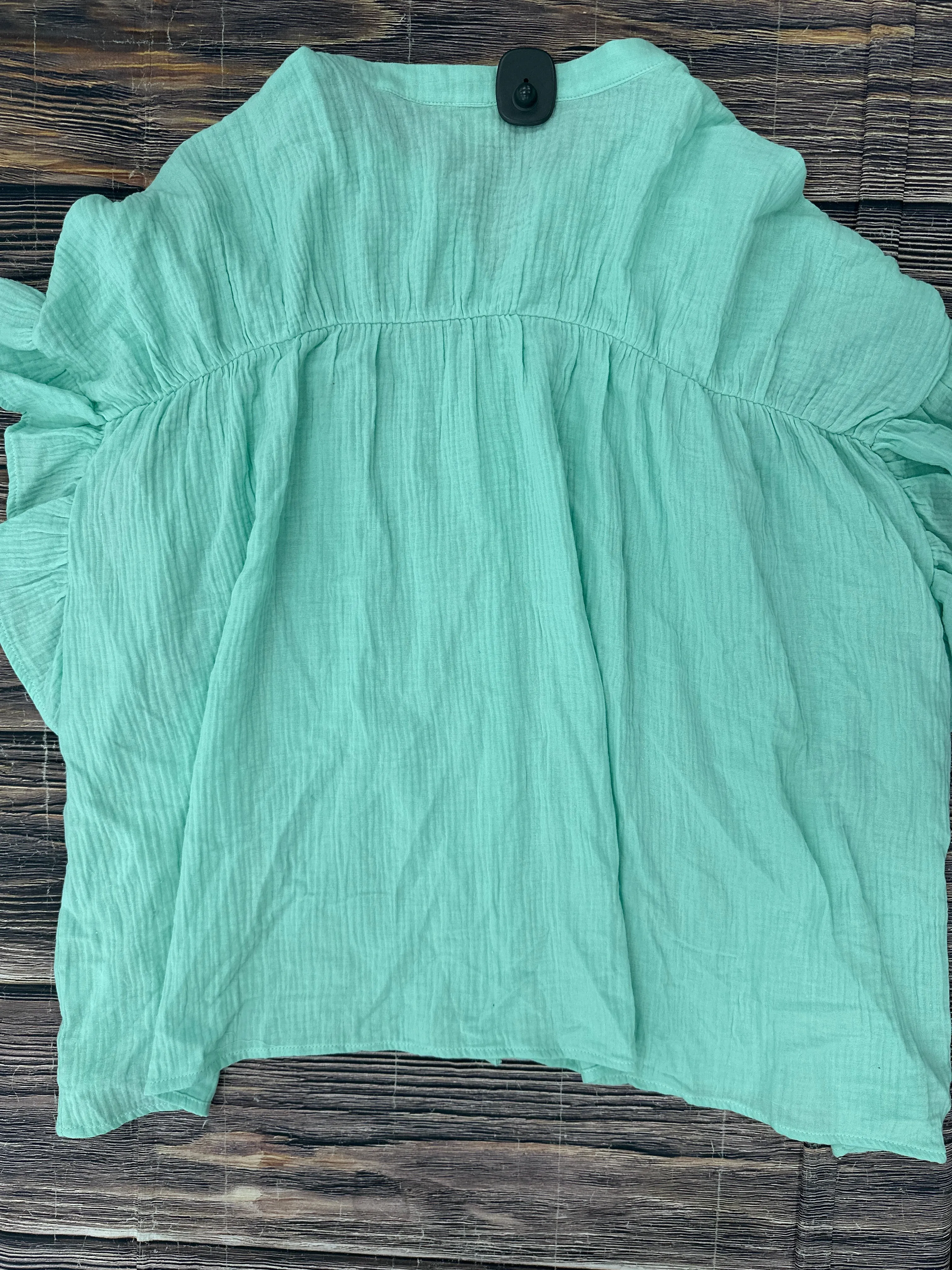 Green Top Short Sleeve Bibi, Size L