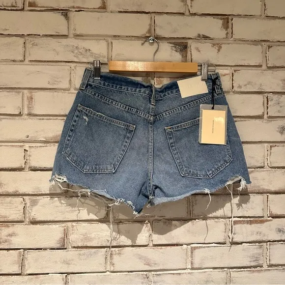 Grlfrnd low rise boyfriend Jean shorts size 26 NWT