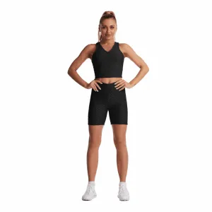 Gym Black Biker Shorts Bubble NO Pockets - Ready to Ship
