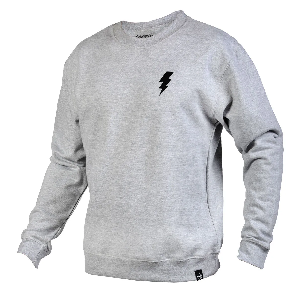 Helix Crew Neck Pullover - Heather Grey