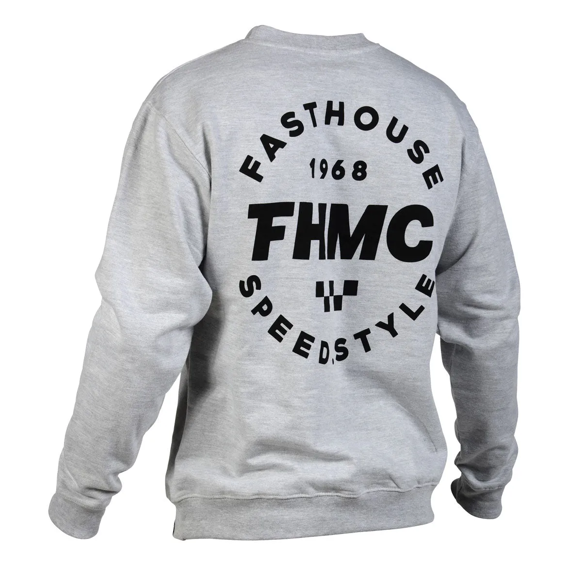 Helix Crew Neck Pullover - Heather Grey