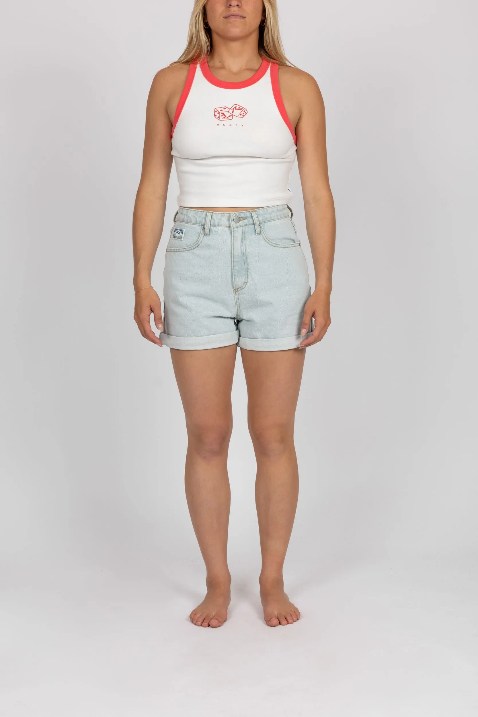 HERMOSA HIGH RISE DENIM SHORT