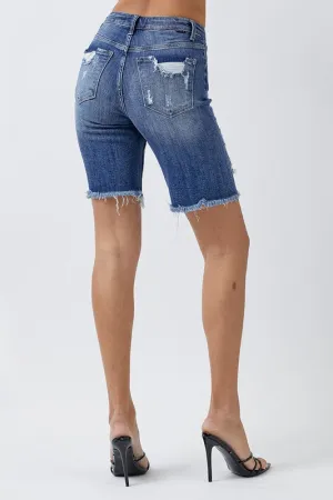 High-Rise Bermuda Shorts