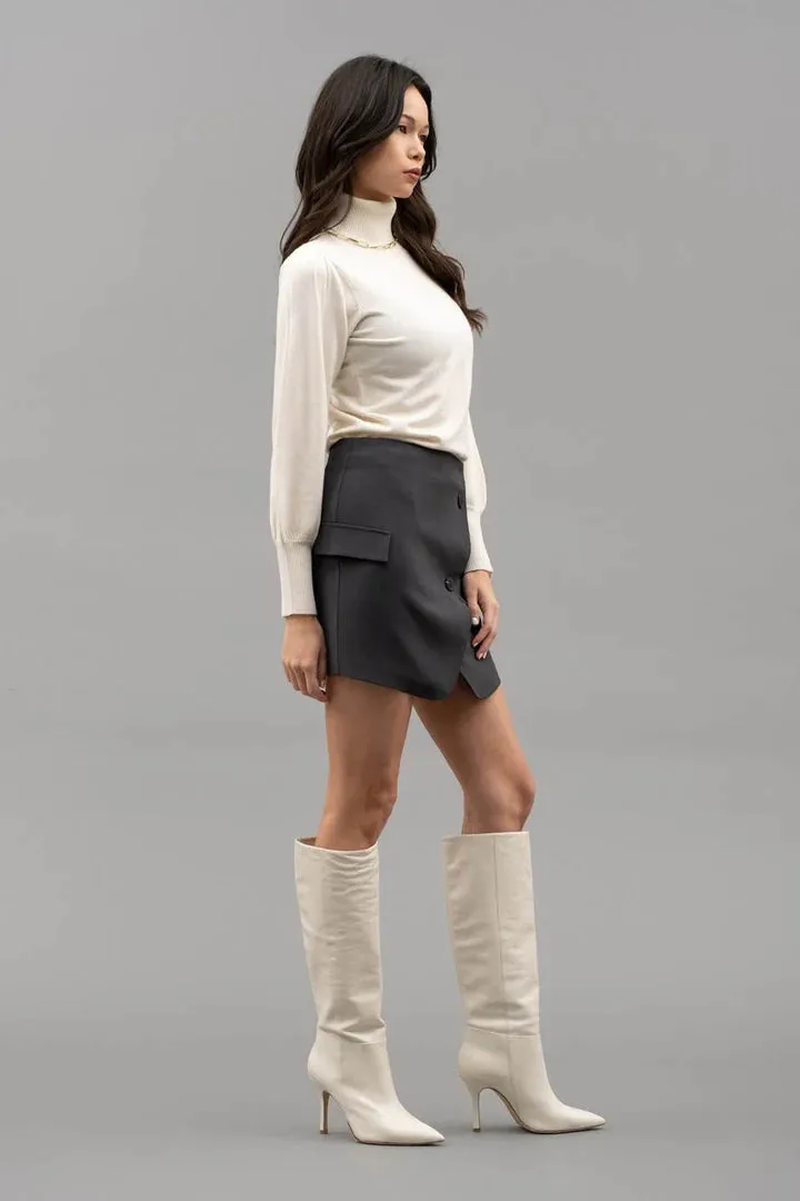 High Turtle Neck Top