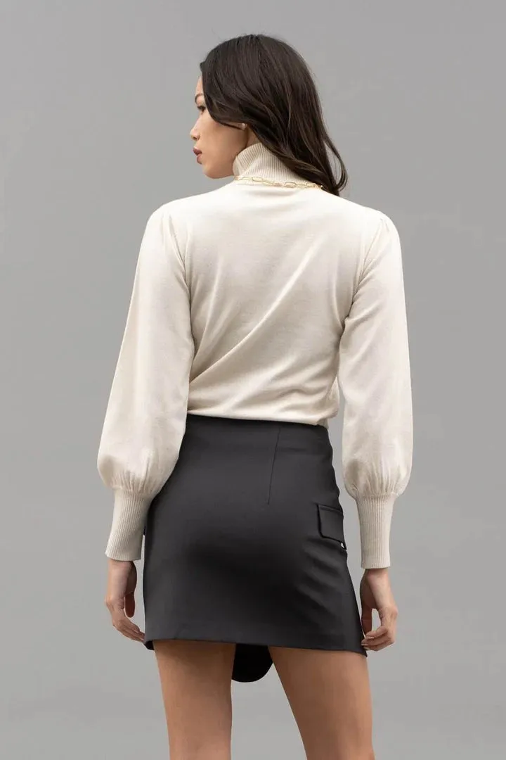 High Turtle Neck Top
