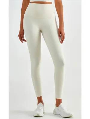 High Waist Leggings - Ivory