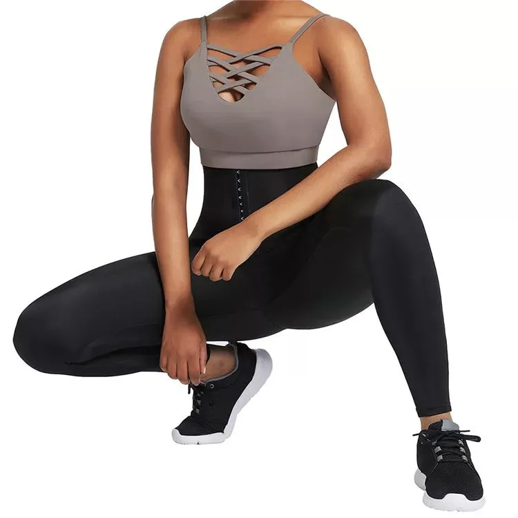 High Waist Tummy Control Sauna Leggings