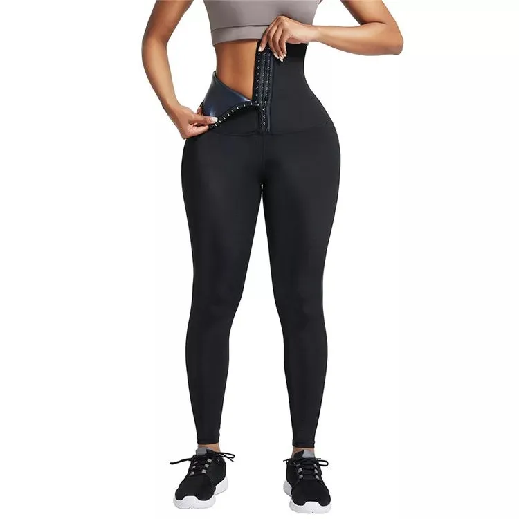 High Waist Tummy Control Sauna Leggings