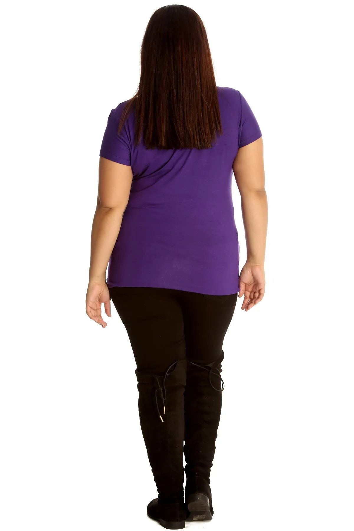Holly Snowflake Christmas Short Sleeve Top