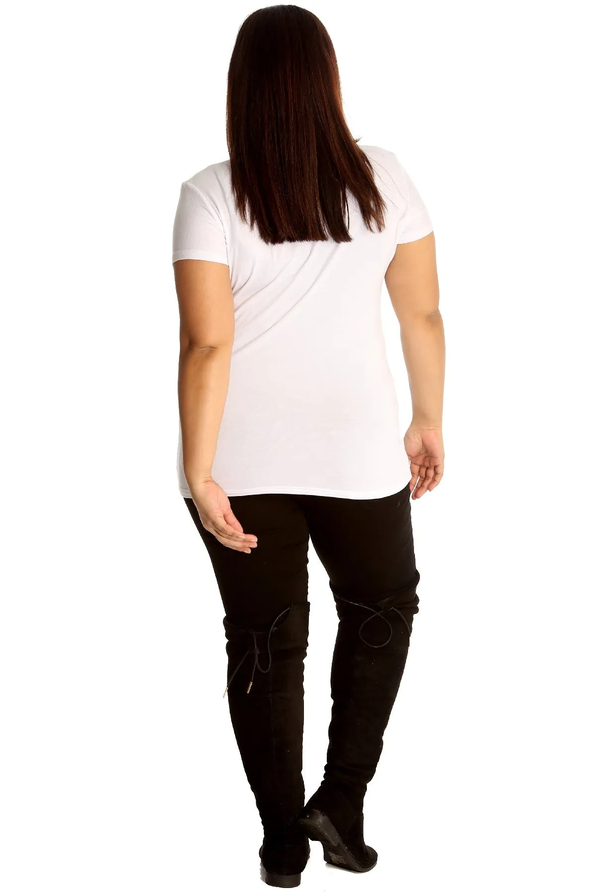 Holly Snowflake Christmas Short Sleeve Top