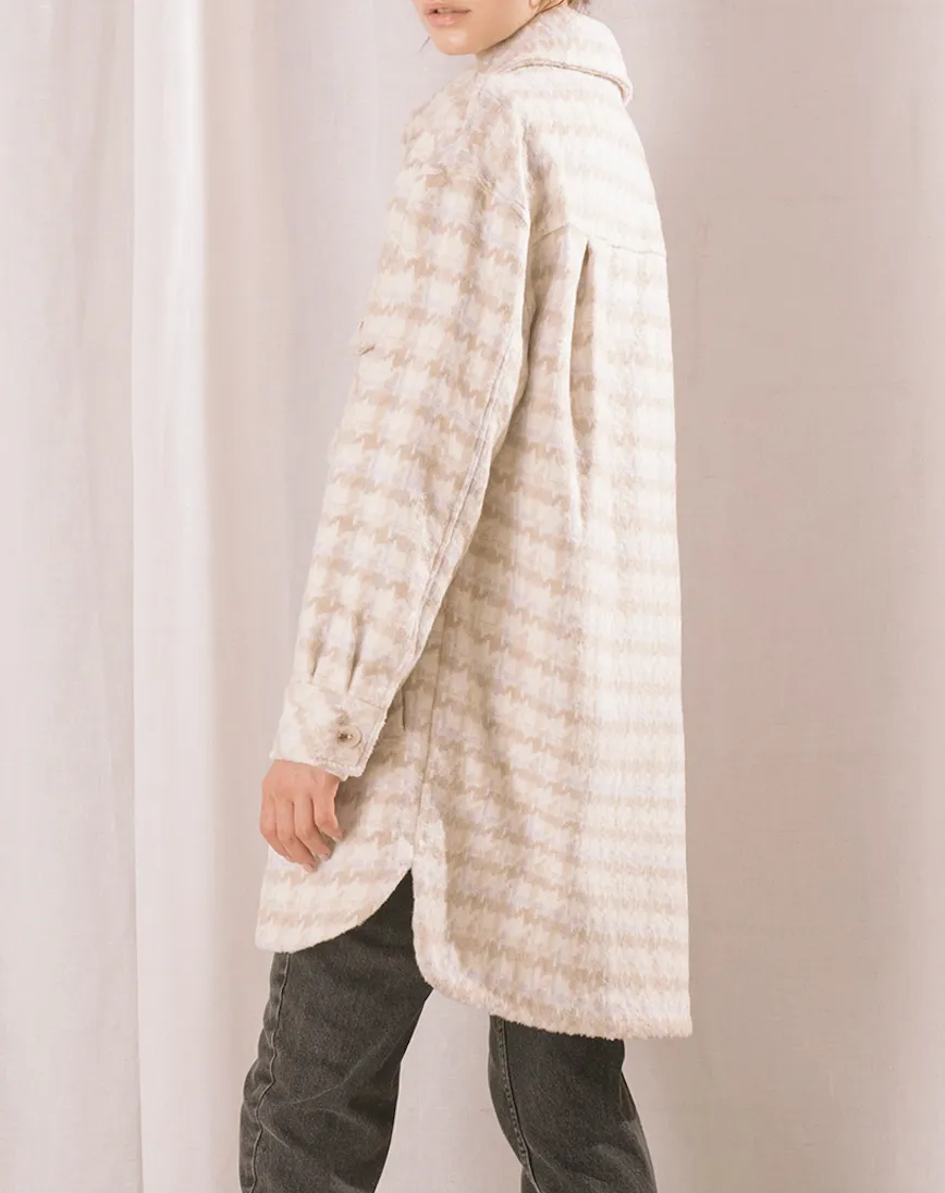 Hounds Tooth Shacket