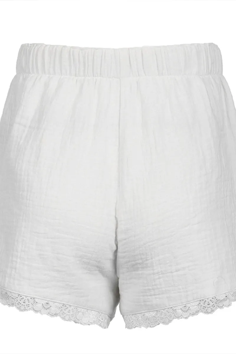 HPP1229 Elastic Waistband Loose Shorts