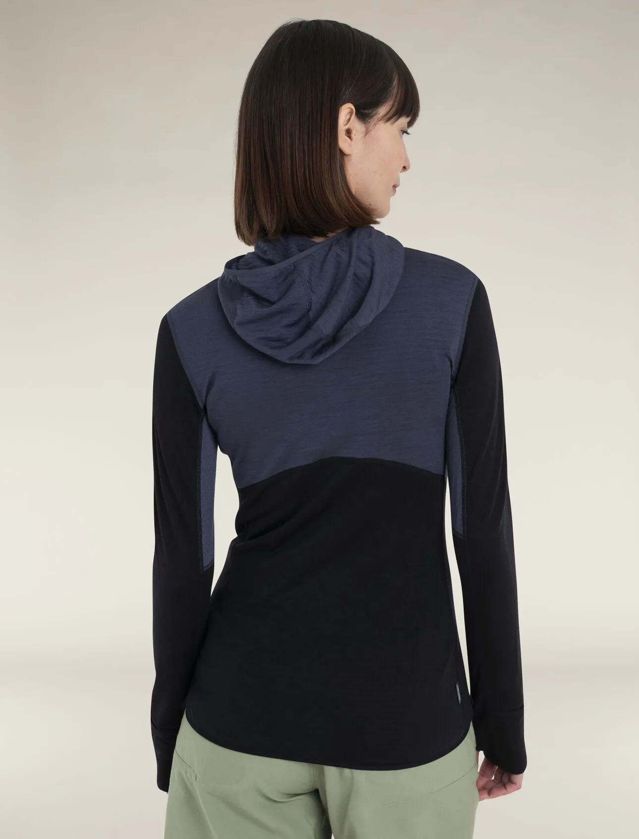Icebreaker Merino Blend 200 Realfleece Descender LS Zip Hoodie (Women's)