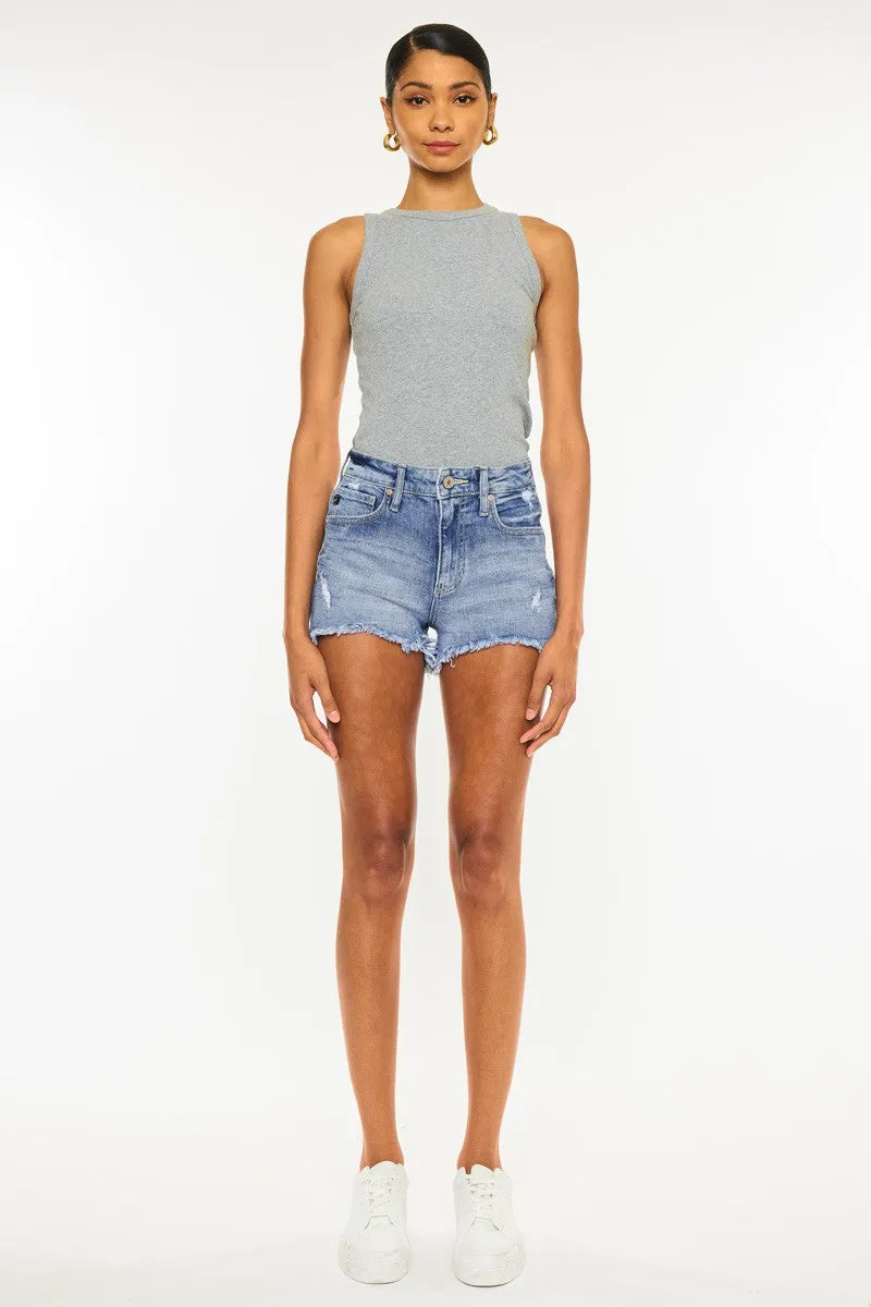 Kancan High Rise Mom Shorts