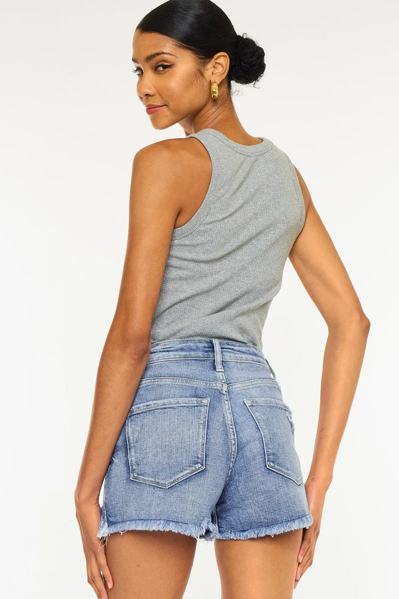 Kancan High Rise Mom Shorts