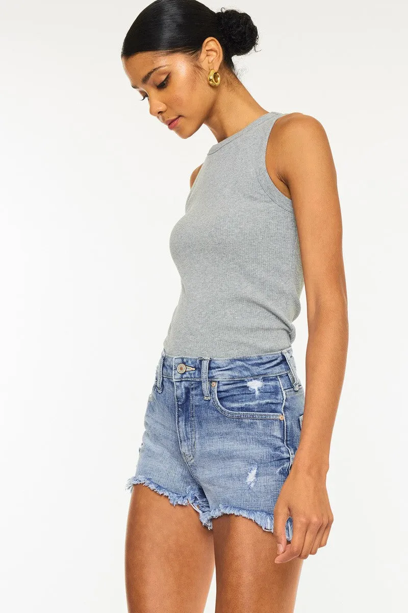 Kancan High Rise Mom Shorts