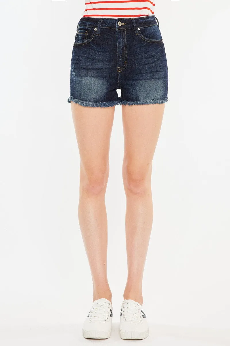KanCan HR Dark Wash Shorts