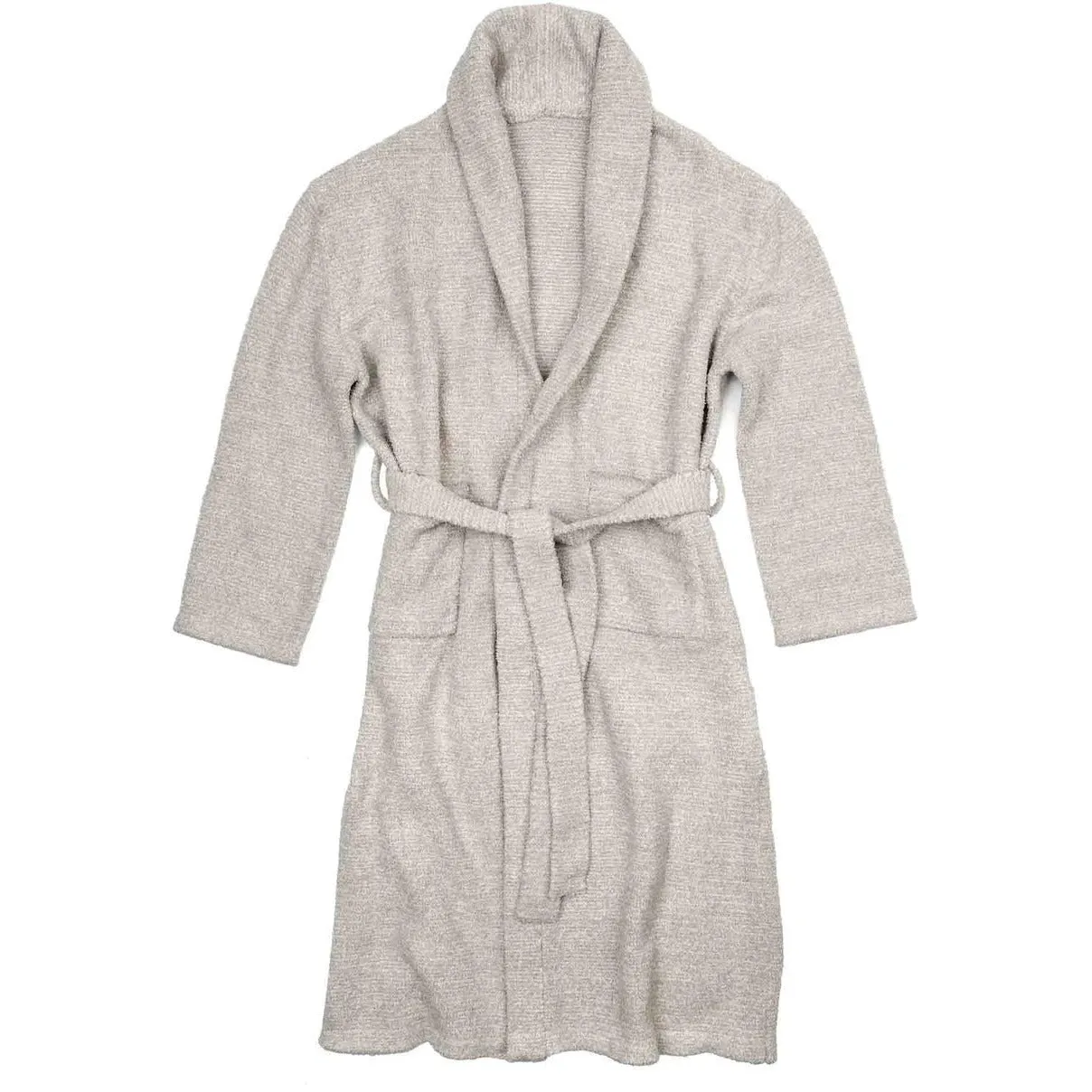 Kashwere Lounge Large Oyster & Bone Malibu Heathered Robe & Eye Mask Set ~ LAST CHANCE SALE ~ LIMITED QUANTITIES