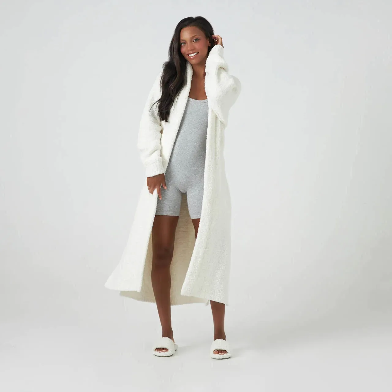 Kashwere Ultra Plush Creme Aspen Robe ~ LAST CHANCE SALE ~ LIMITED QUANTITIES