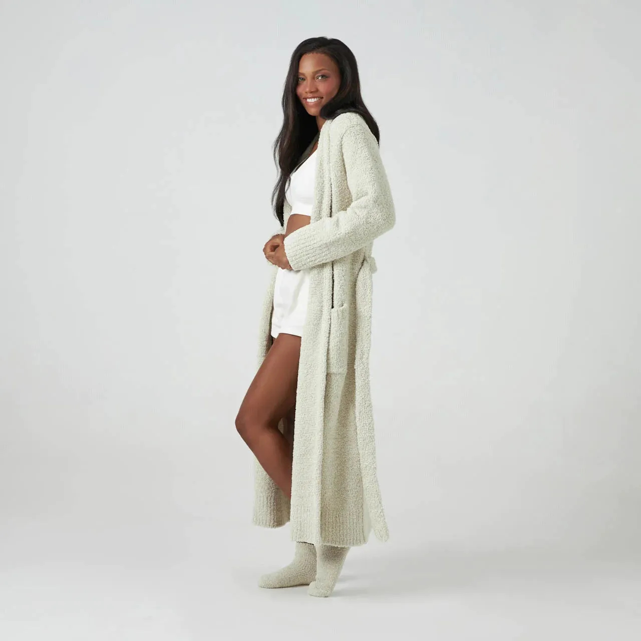 Kashwere Ultra Plush Malt Hampton Robe