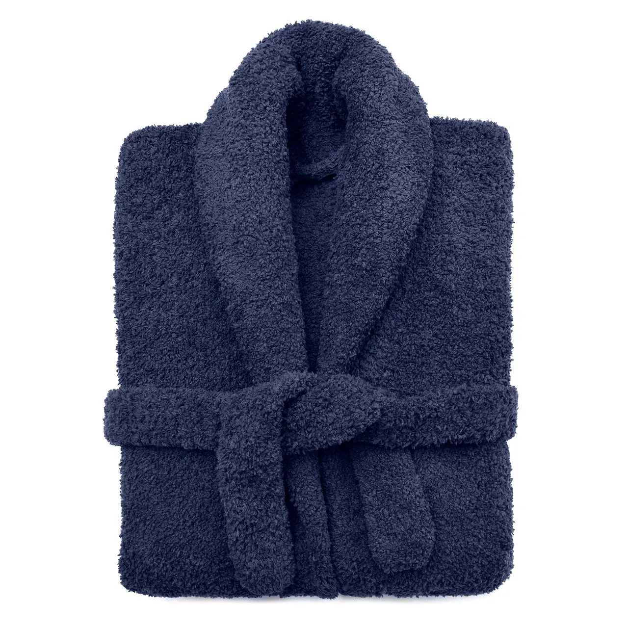 Kashwere Ultra Plush Navy Signature Shawl Collar Robe