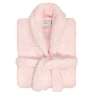 Kashwere Ultra Plush Pink Signature Shawl Collar Robe