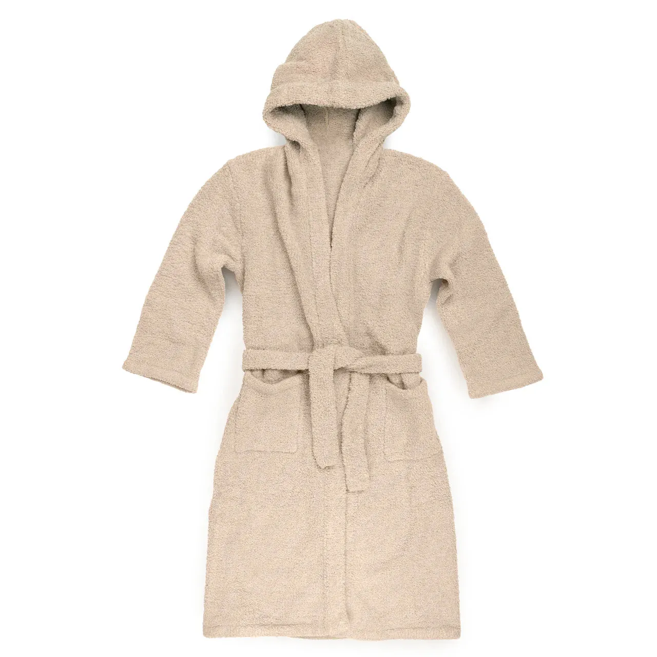 Kashwere Ultra Plush Wheat Signature Hooded Robe Chenilla Classic